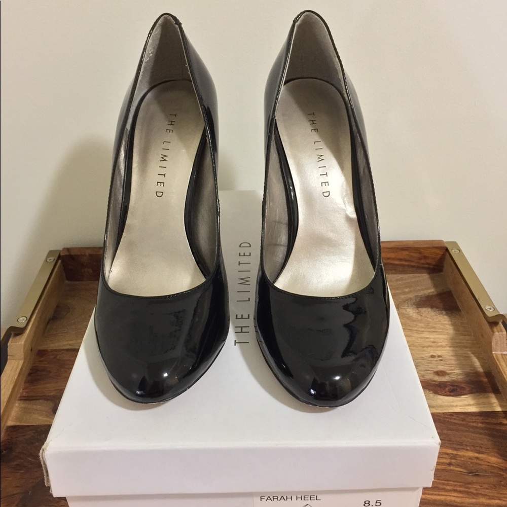 Black Patent Leather Heels